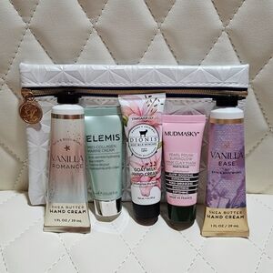 NEW Set (6) Hand Creams & Mask Bundle w/ BATH & BODY WORKS, Mudmasky, Dionis +